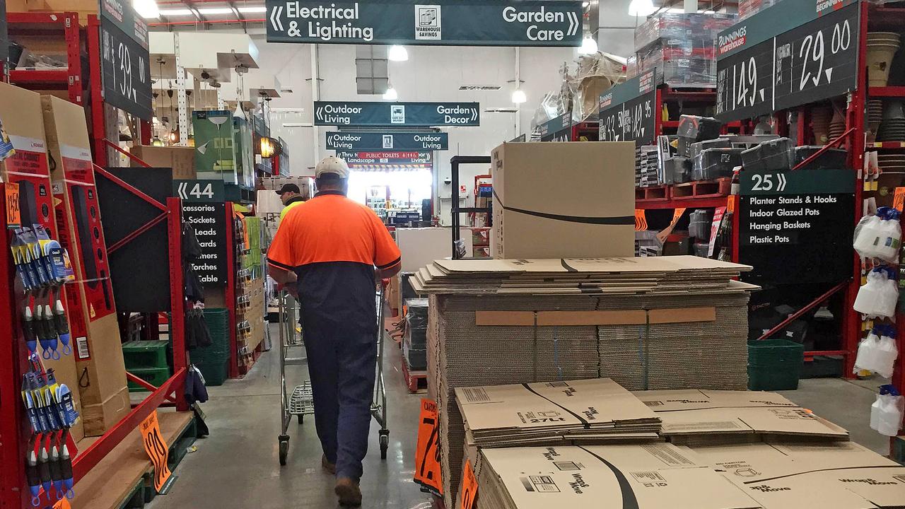 Shoppers at a Bunnings hardware store (file image)