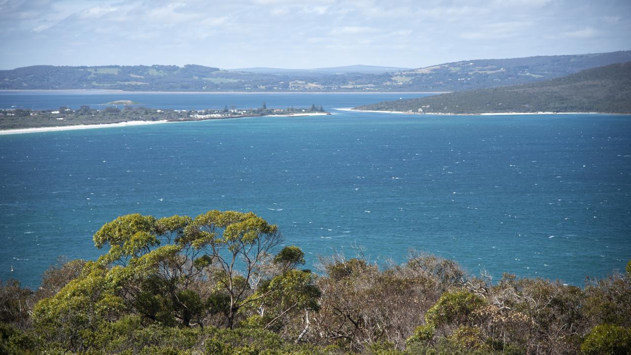 View across King George Sound to Oyster Harbour in Albany,