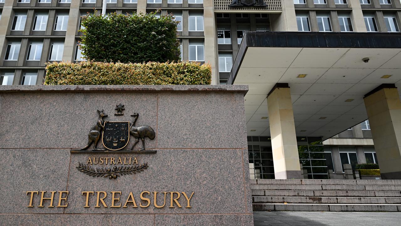 The Treasury building in Canberra (file image)