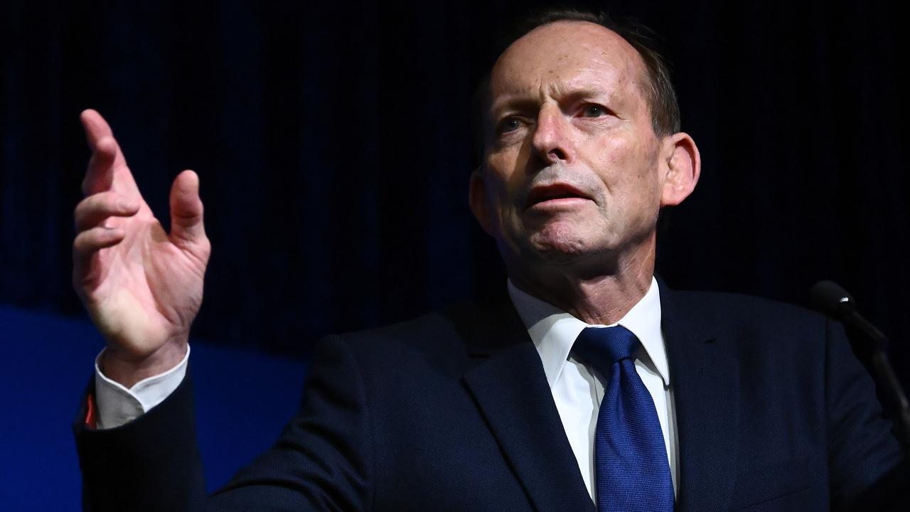 Former prime minister Tony Abbott